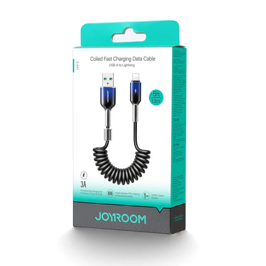 JOYROOM S-A43 Coiled Fast Charging Cable USB A -Lightning