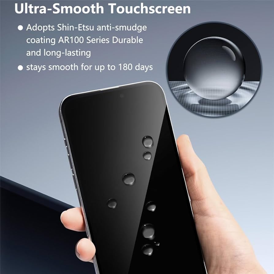 JOYROOM Clear Tempered Glass Screen Protector for iPhone 17 Series, 2.5D Full Screen Coverage
