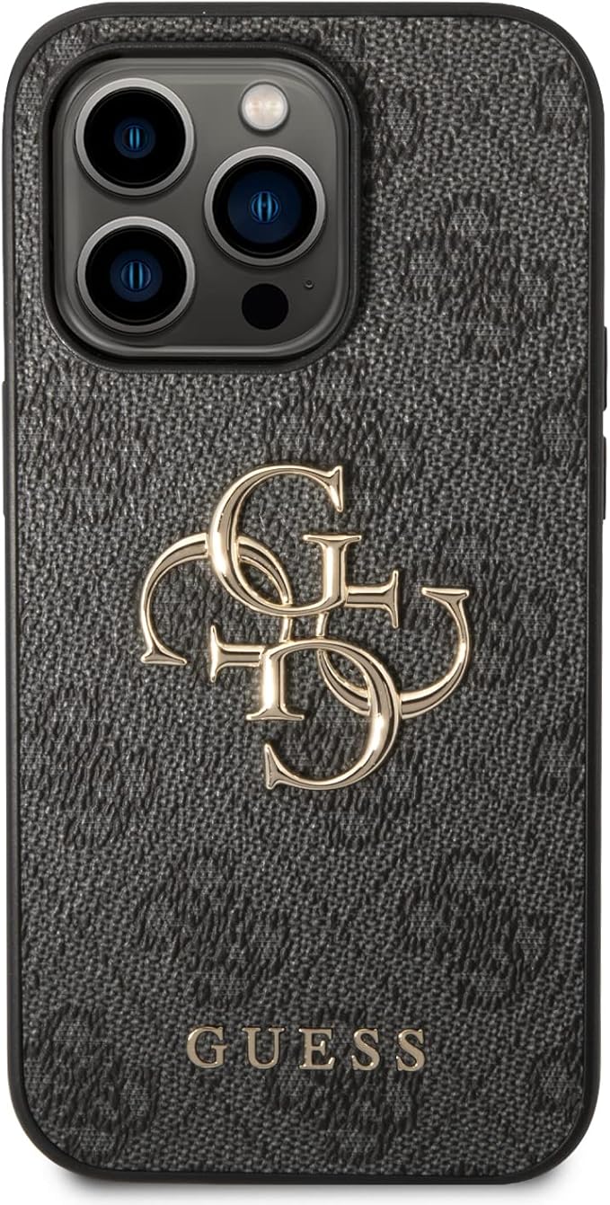 Guess 4G Big Metal Logo iPhone Hybrid Case
