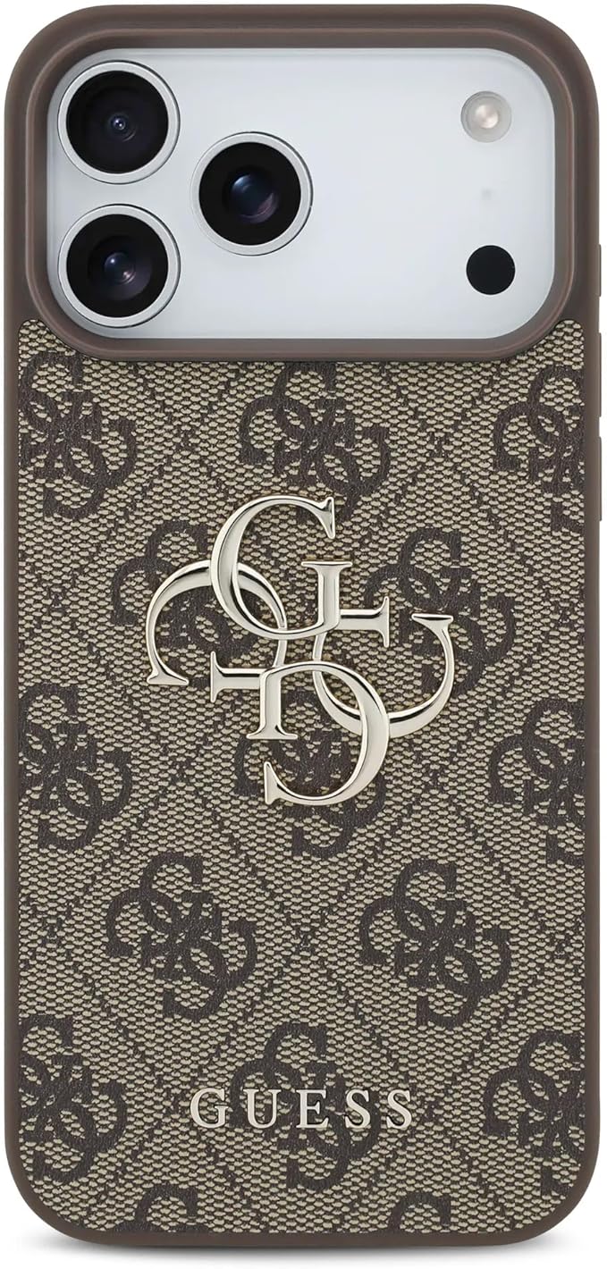 Guess 4G Big Metal Logo iPhone Hybrid Case