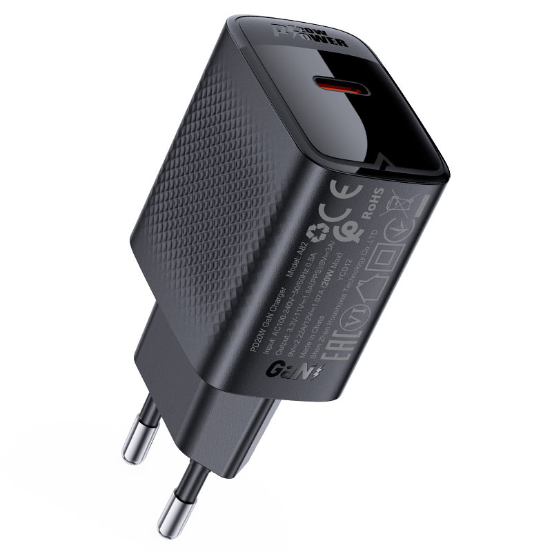 ACEFAST Fast Charge Wall Charger A82 PD20W GaN (1xUSB-C) EU