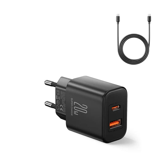 Joyroom Charger 2 Port with Cable C to C JR-TCF05EU
