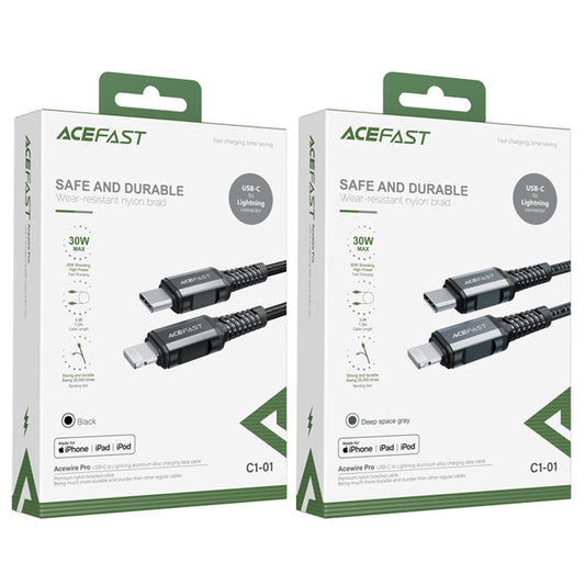 ACEGFAST Charging data cable C1-01 USB-C to Lightning